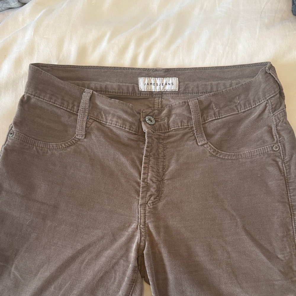 James Jeans skinny velvety in taupe